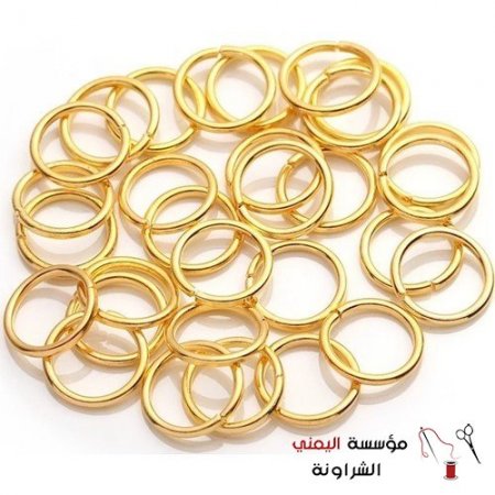 القطر: 7 مللي متر ، السُمك: 0.9 مللي متر لون ذهبي