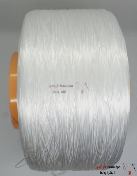 خيط مطاط لون ابيض (مغيط )
